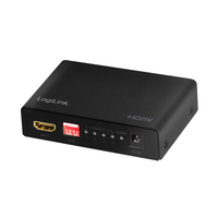 LogiLink HDMI-Splitter 1x4-Port, 4K/60Hz, Downscaler, EDID dock stacijas HDD adapteri