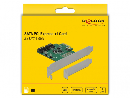 DeLOCK 2Port SATA PCIe m. RAID aksesuārs datorkorpusiem