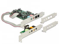 DELOCK PCIe Soundkarte 7.1 24Bit 192kHz mit Toslink In/Out karte