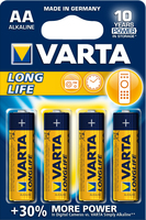 1x4 Varta Longlife Mignon AA LR 6 Baterija