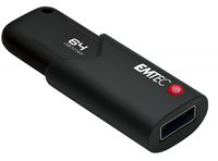 EMTEC USB-Stick 64 GB B120  USB 3.2 Click Secure USB Flash atmiņa