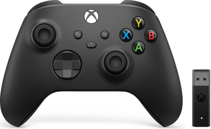 Xbox Wireless Controller + Wireless Adapter for Windows 10 spēļu konsoles gampad