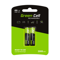 2x AA HR6 Batteries 2000mAh Baterija