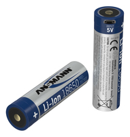1 Ansmann Li-Ion 18650 3400mAh 3,6V Micro-USB         1307-0003 Baterija