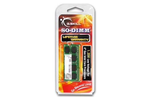 SO DDR3 4GB PC 12800 CL9  G.Skill 1,35V (1x4GB) 4GSL operatīvā atmiņa