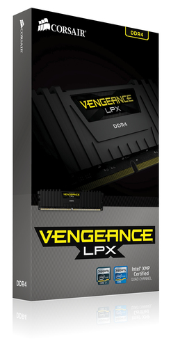 Corsair Vengeance LPX Black 8GB (2x4GB) 2400MHz CL14 1.2V operatīvā atmiņa
