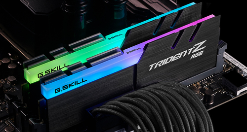 G.Skill Trident Z RGB, DDR4, 64 GB,3200MHz, CL16 (F4-3200C16D-64GTZR) operatīvā atmiņa