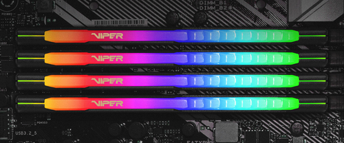 DDR4 Viper RGB LED 16GB/3600(2*8GB) CL19 black operatīvā atmiņa