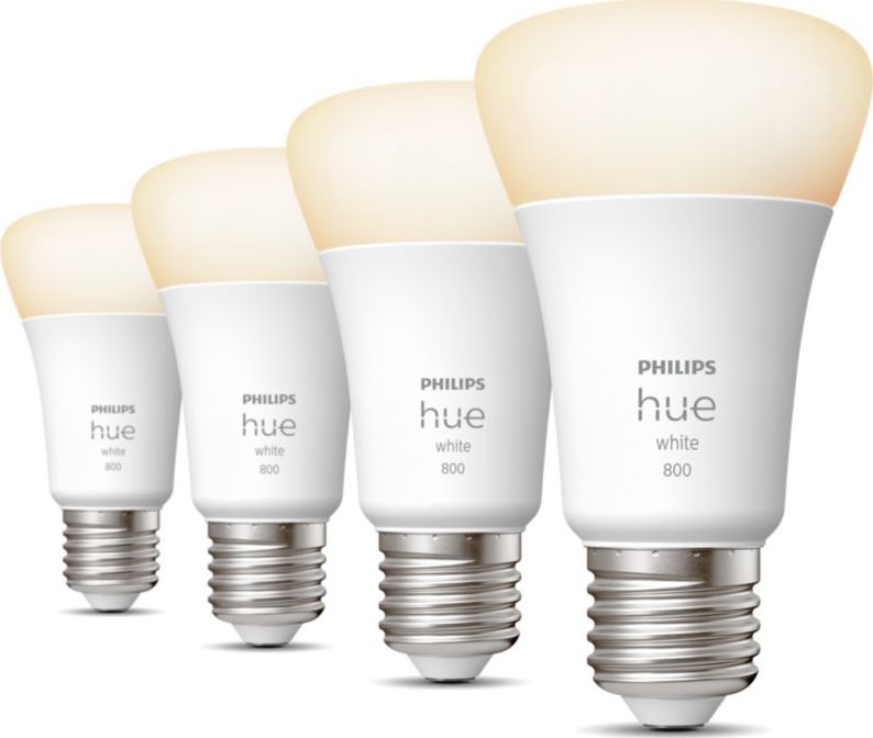 Philips Hue E27 pack of four 4x800lm 60W - White Amb. apgaismes ķermenis