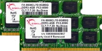 SO DDR3 8GB PC 1066 CL7 G.Skill/APPLE (2x4GB) 8GBSQ KIT operatīvā atmiņa