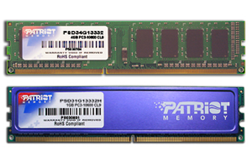 Patriot Signature DDR3 1333MHz 4GB Module, CAS 9, RETAIL operatīvā atmiņa