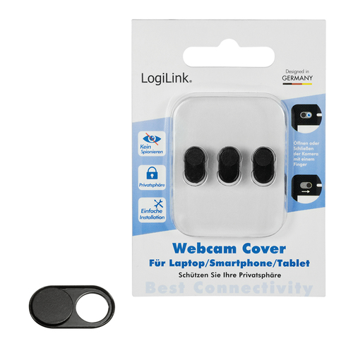 LOGILINK - Webcam cover for laptop, smartphone und tablet PCs aksesuārs portatīvajiem datoriem