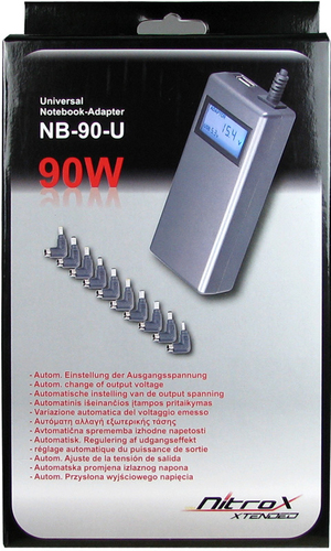 Inter-Tech NB90U Universal Notebook Adapter aksesuārs portatīvajiem datoriem