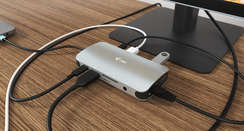 i-tec Metal USB-C Nano Dock HDMI/VGA with LAN + Power Delivery 100 W aksesuārs portatīvajiem datoriem