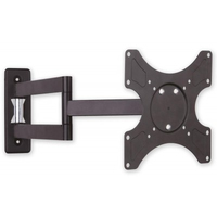 Techly Wall mount for TV LCD/LED/PDP double arm 19-37'' 25 kg VESA black aksesuārs portatīvajiem datoriem