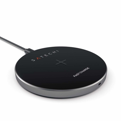 Satechi Wireless Charging Pad Space Gray iekārtas lādētājs