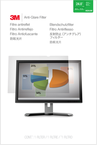 Filtr 3M 3M Filtr antyrefleksyjny AG240W1B - 7100084930 aksesuārs portatīvajiem datoriem