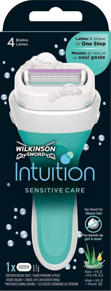Wilkinson  WILKINSON_Sword Intuition Sensitive Care 3in1 maszynka do golenia dla kobiet namydla goli i nawilza 4027800416004 (4027800416004) vīriešu skuvekļu piederumi