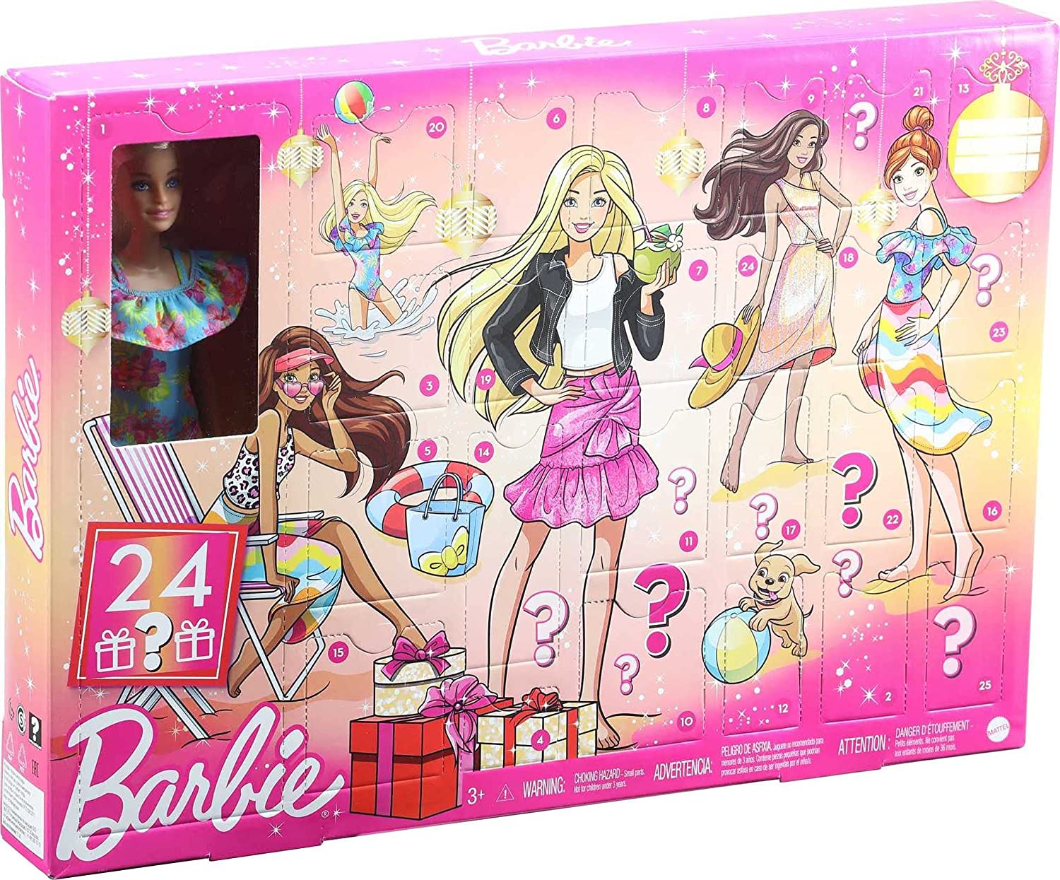 Barbie FAB Advent Calendar - GXD64 bērnu rotaļlieta