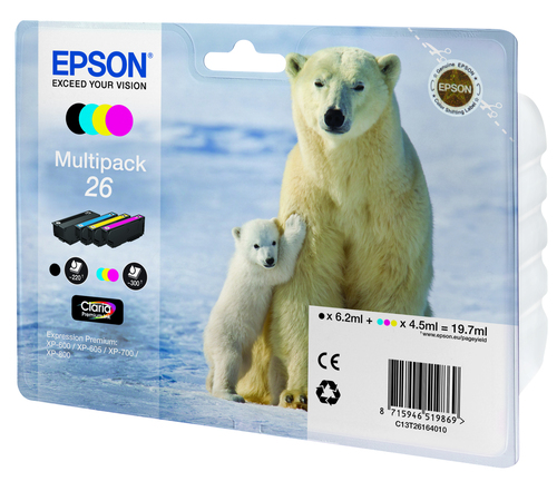 Epson 26 Claria Premium Multipack kārtridžs