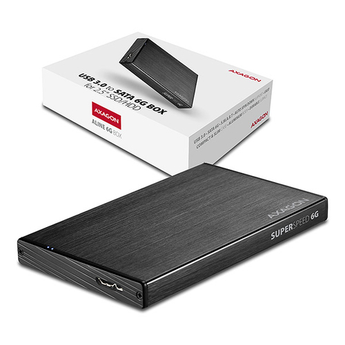 AXAGON EE25-XA6 USB3.0 - SATA 6G 2.5" External ALINE Box cietā diska korpuss