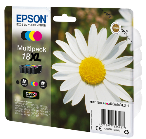 Epson T1816 CMYK XL MultiPack | XP-102/202/205/302/305/402/405/405WH kārtridžs