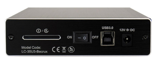 LC Power LC-35U3-Becrux - storage enclosure - SATA 6Gb/s - USB 3.0 cietā diska korpuss