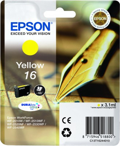 Epson 16 DURABrite Ultra Yellow kārtridžs