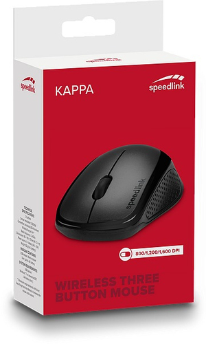 Speedlink KAPPA Mouse - Wireless USB black Datora pele