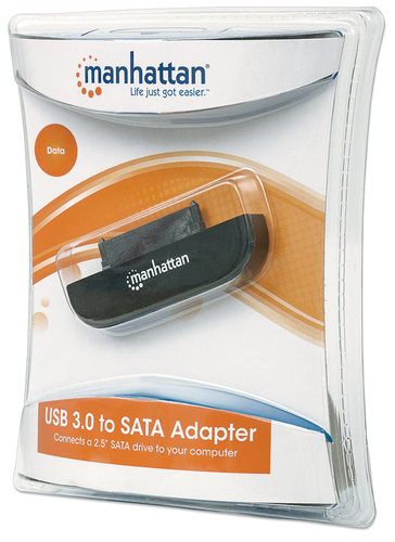 Manhattan SuperSpeed USB 3.0 to SATA 2.5'' adapter cietā diska korpuss
