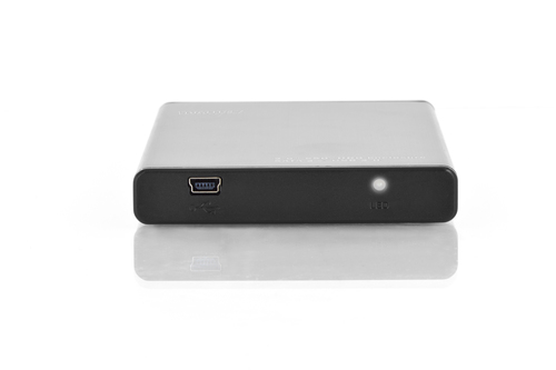 Digitus SSD/HDD Enclosure 2.5'' SATA II to USB 2.0, 9.5/7.5mm, aluminium cietā diska korpuss