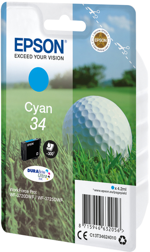 Epson ink cartridge cyan DURABrite Ultra Ink 34    T 3462 kārtridžs