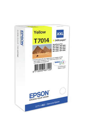 EPSON Ink Cartridge Yellow XXL WP4000 kārtridžs
