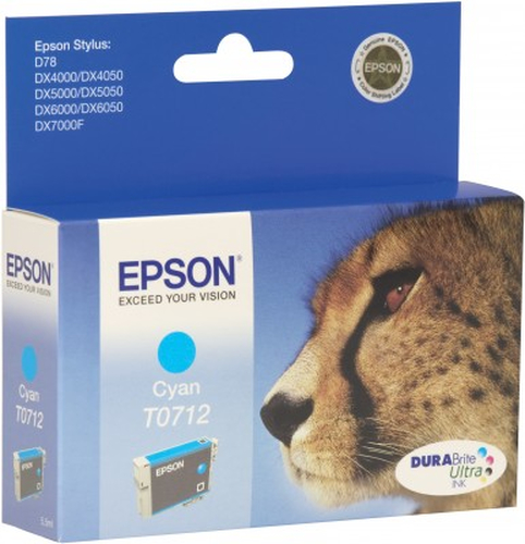 Epson T0712 Durabrite Ultra blekitny kārtridžs