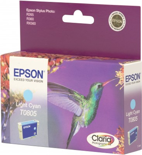 Epson C13T08054011 T0805 Ink Light Cyan 7,4ml kārtridžs