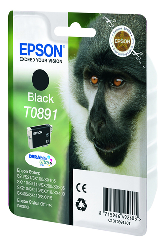 Epson INK C13T08914010 BLACK kārtridžs