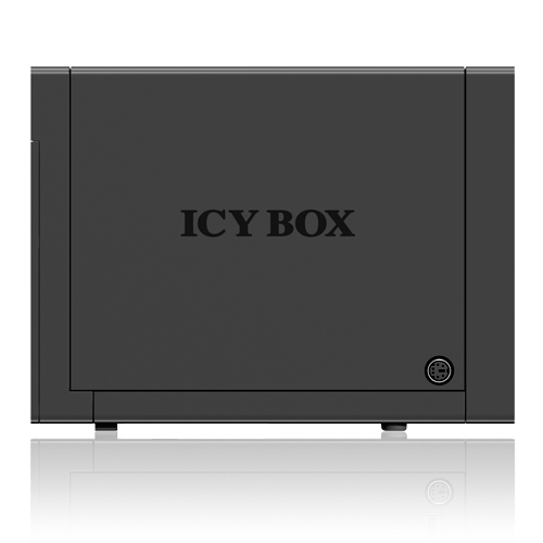 Icy Box 4x 3,5'' USB 3.0, eSATA Host, RAID 0, 1, 3, 5, 10, Black cietā diska korpuss