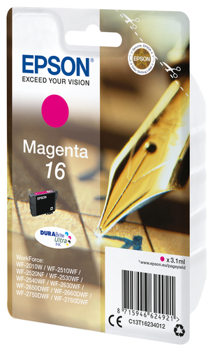 Epson T1623 "Fuller" Tinte Single Pack Magenta kārtridžs