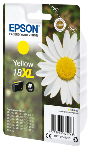 Epson T1814 "Ganseblumchen" Tinte Single Pack yellow XL kārtridžs