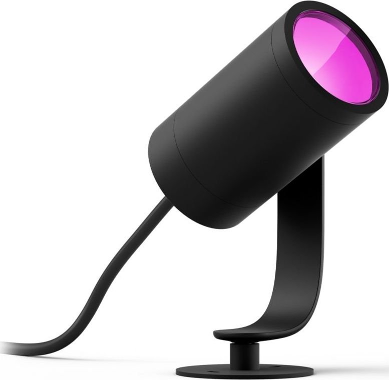 Philips Hue Lily LED 1lmp. Spot Extension   black apgaismes ķermenis