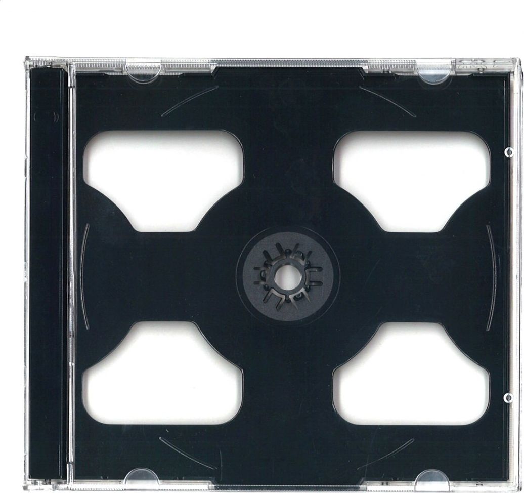 JEWEL CASE 2 CD BLACK 45219