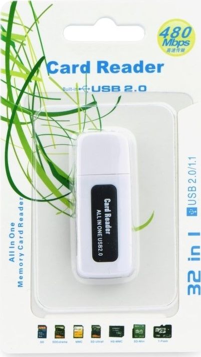 Czytnik USB 2.0 6061359 (5901737305695) karšu lasītājs