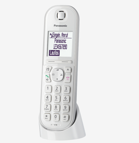 Panasonic KX-TGQ200GW white telefons