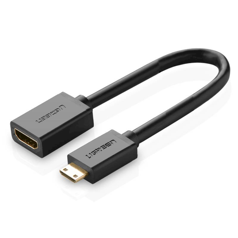 UGREEN 20137 Adapter Mini HDMI to HDMI, 22cm (black)