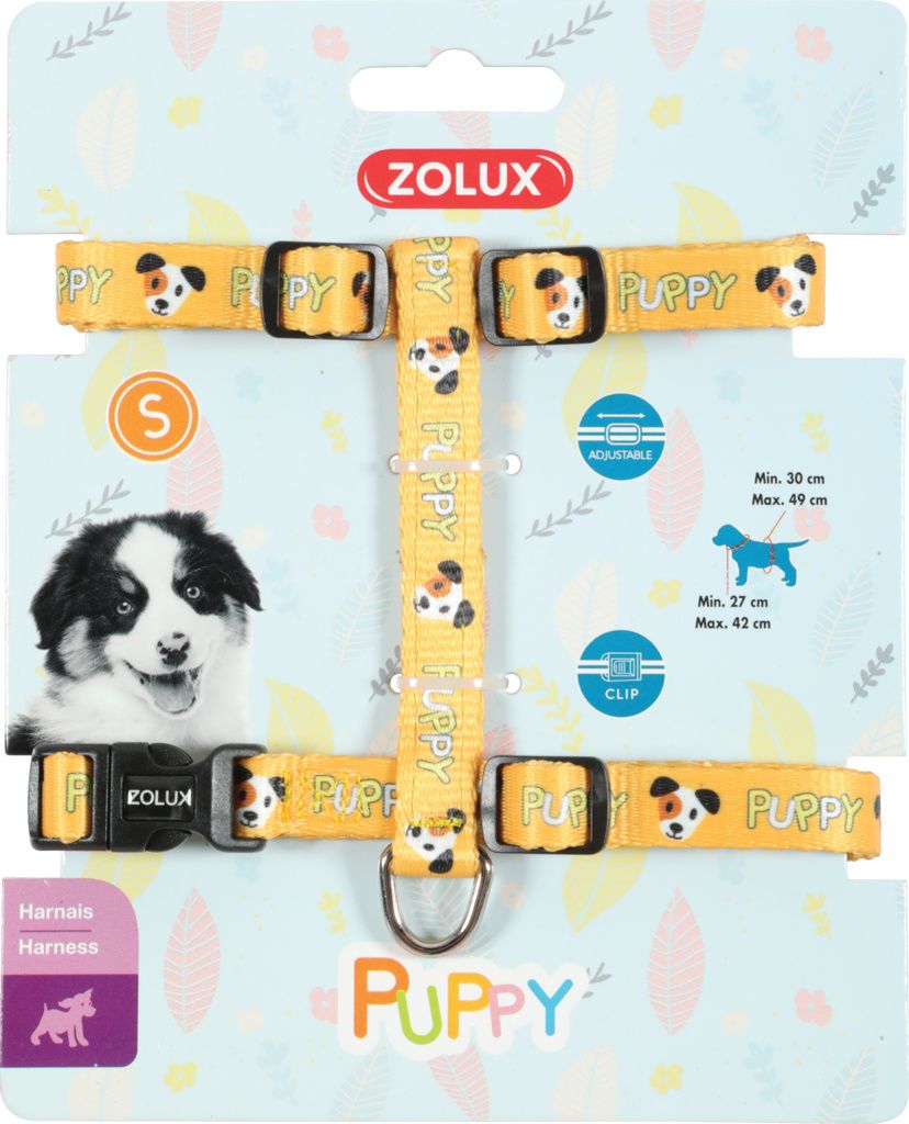 Zolux Szelki Puppy MASCOTTE 13 mm kol. zolty 7544743 (3336027667405)