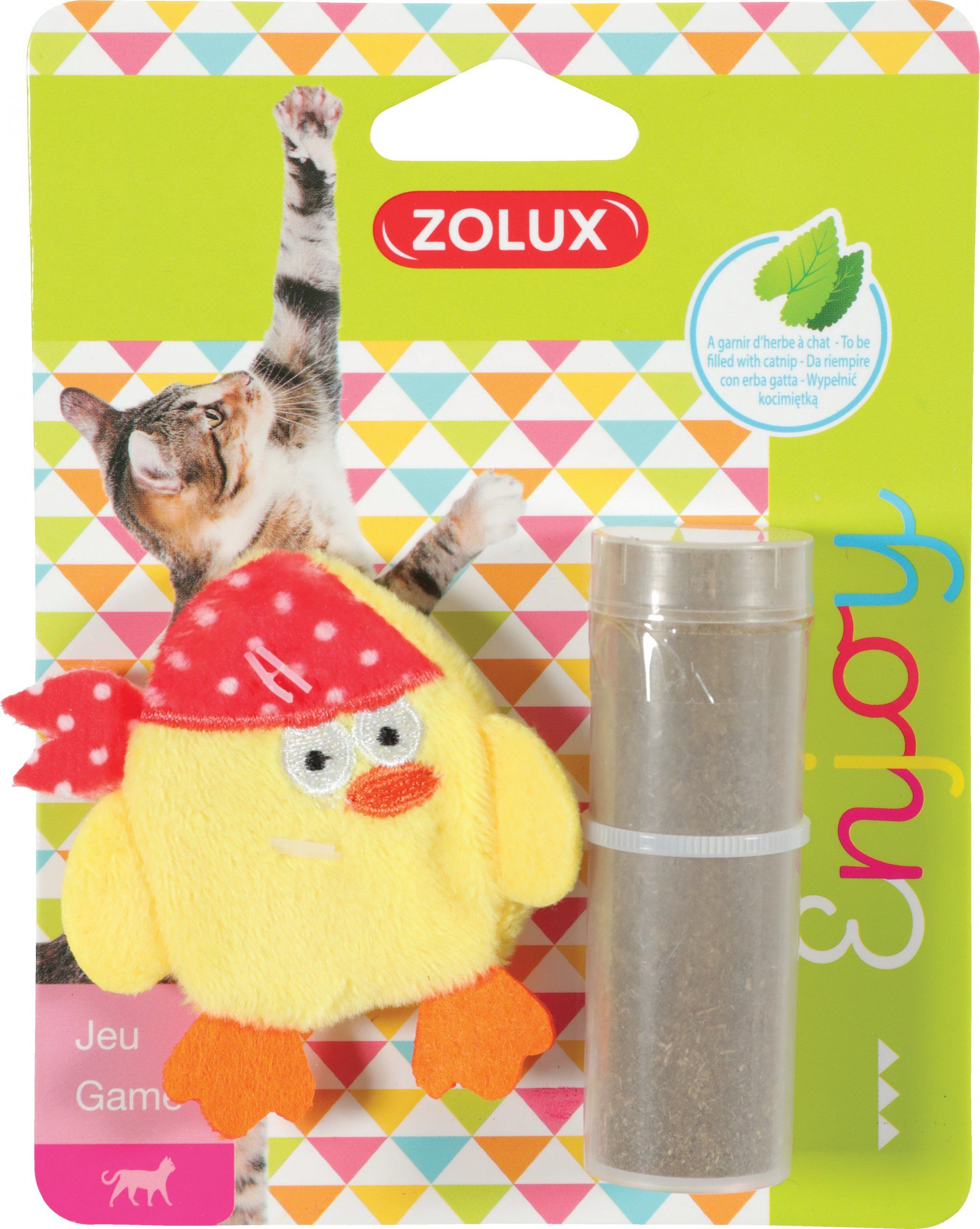 Zolux Zabawka dla kota PIRAT kol. zolty 580729 (3336025807292) piederumi kaķiem