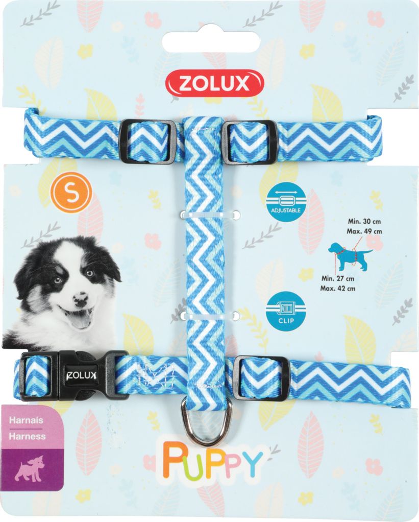 Zolux Szelki Puppy PIXIE 13 mm kol. niebieski 7544748 (3336024667460)