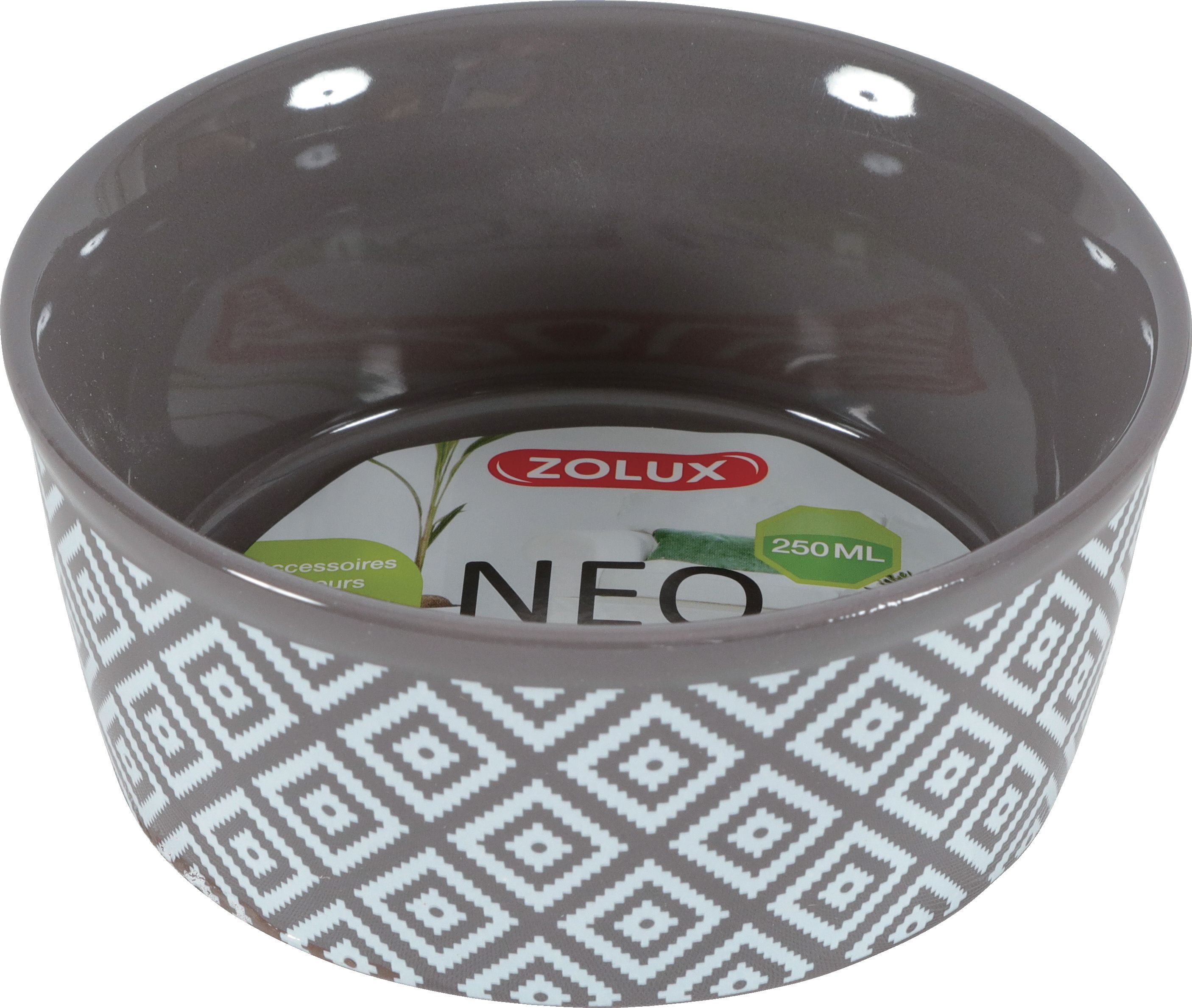 Zolux Miska gres dla gryzonia NEO 250 ml kol. szary 9539795 (3336022066838) grauzējiem