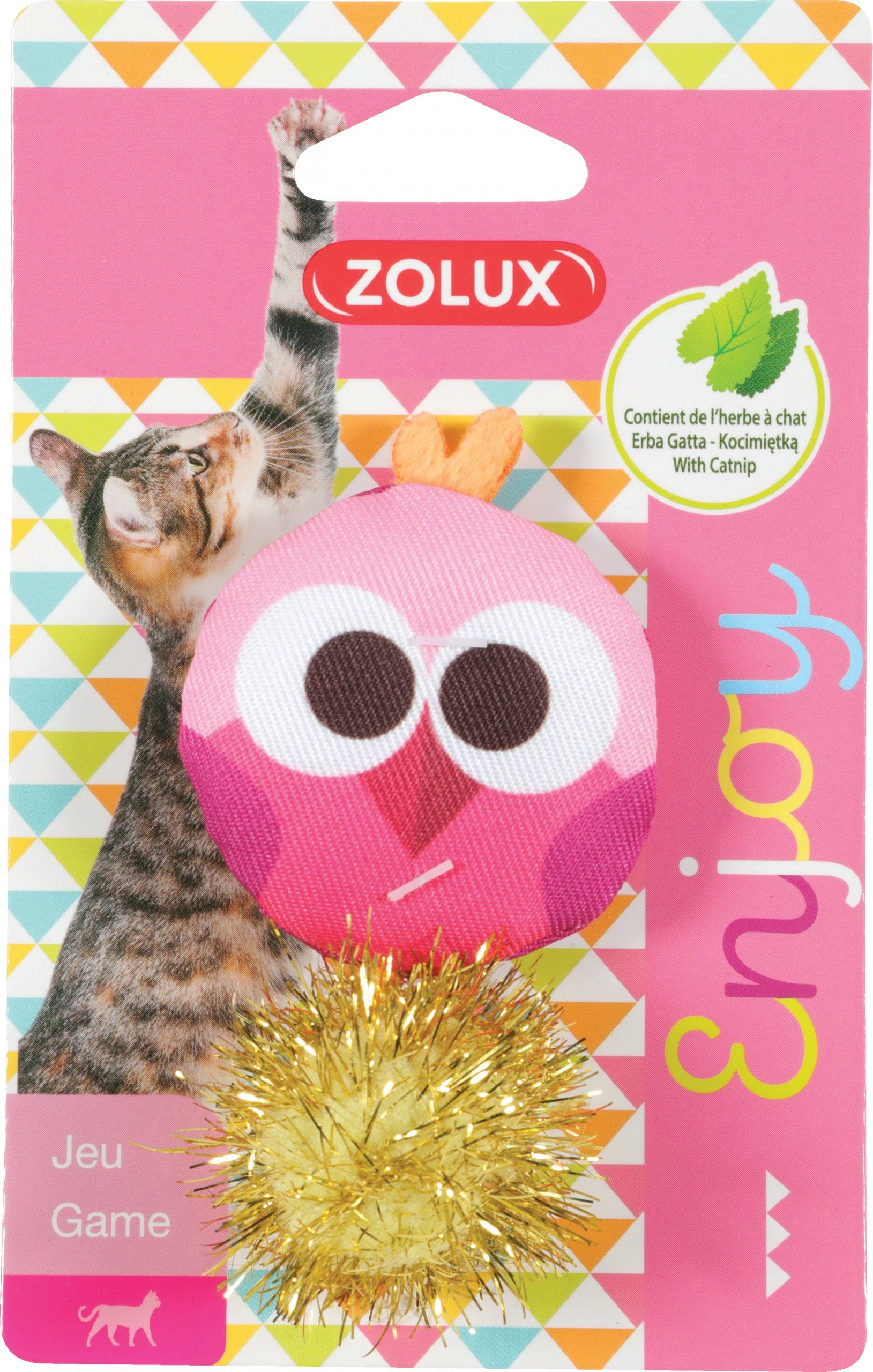 Zolux Zabawka dla kota LOVELY ptak 580725 (3336025807254) piederumi kaķiem