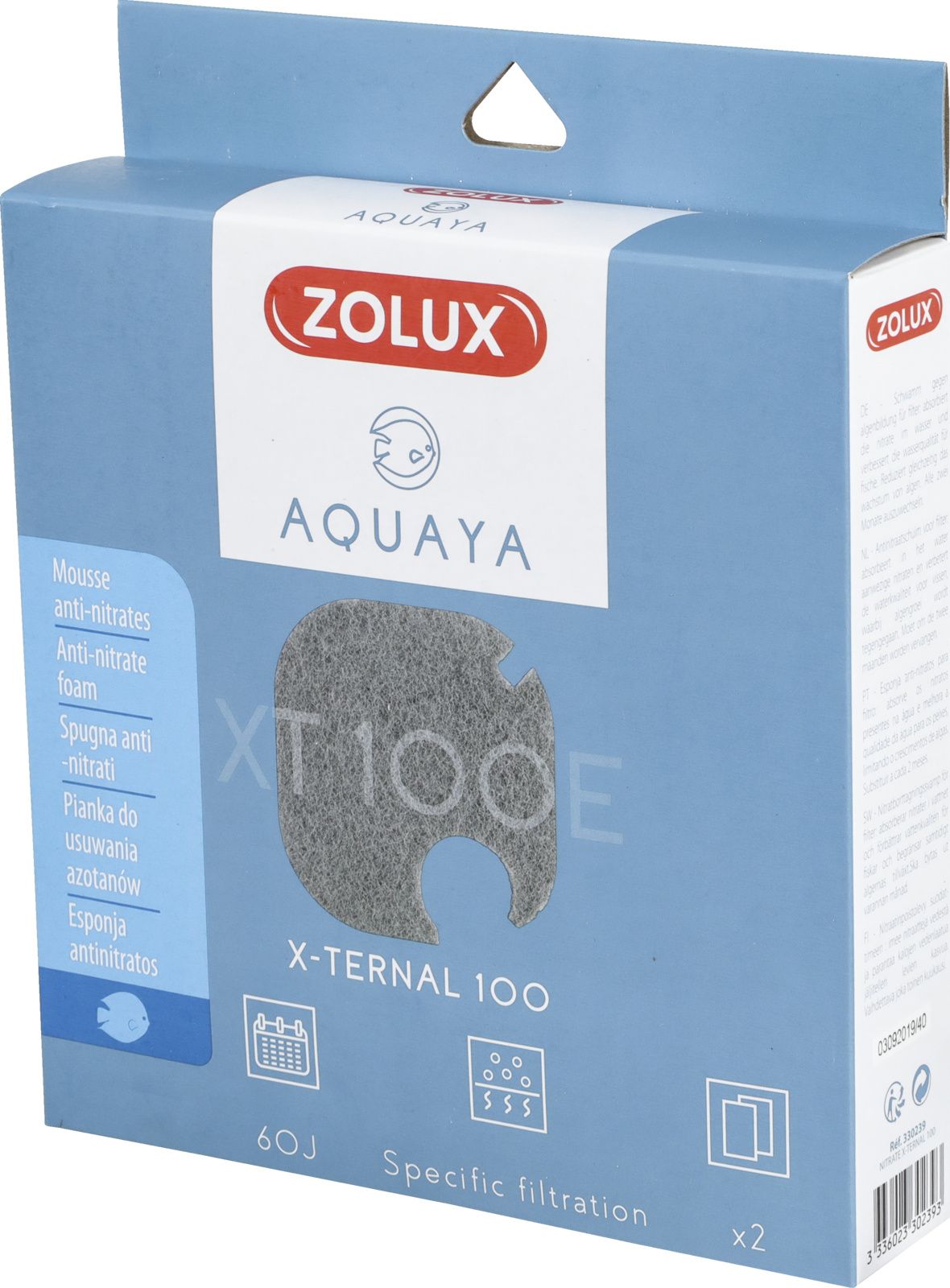 Zolux AQUAYA Wklad Nitrate Xternal 100 7544682 (3336023302393) akvārija filtrs